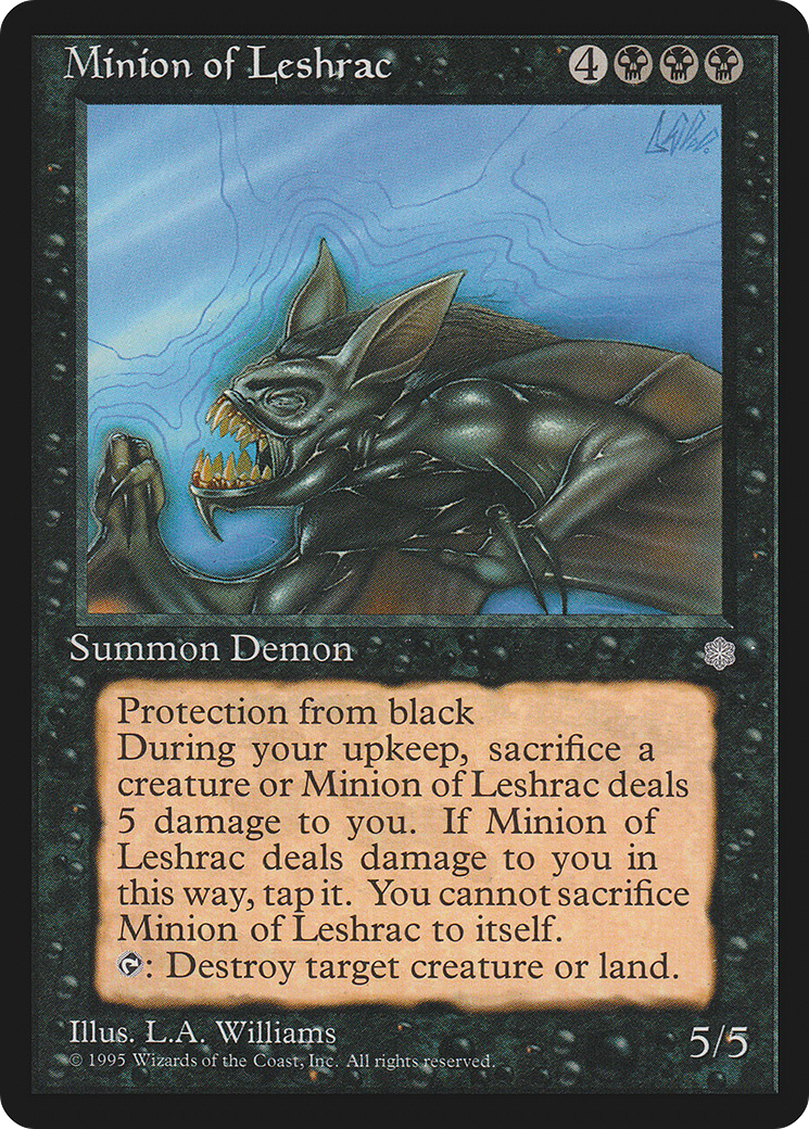 Minion of Leshrac (ICE) #150 [EN/N]