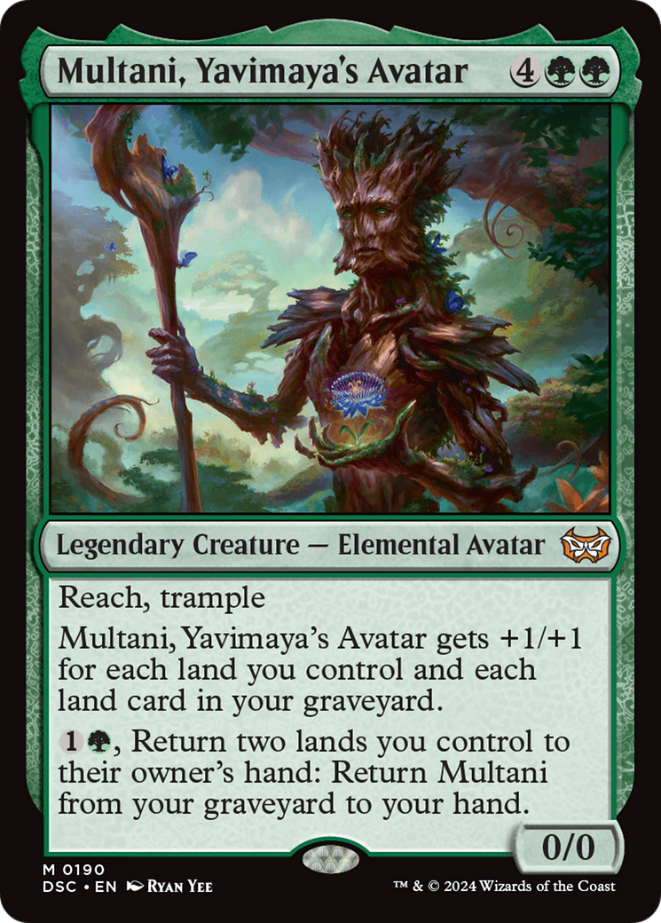 Multani, Yavimaya's Avatar (DSC) #190 [EN/N] s/o