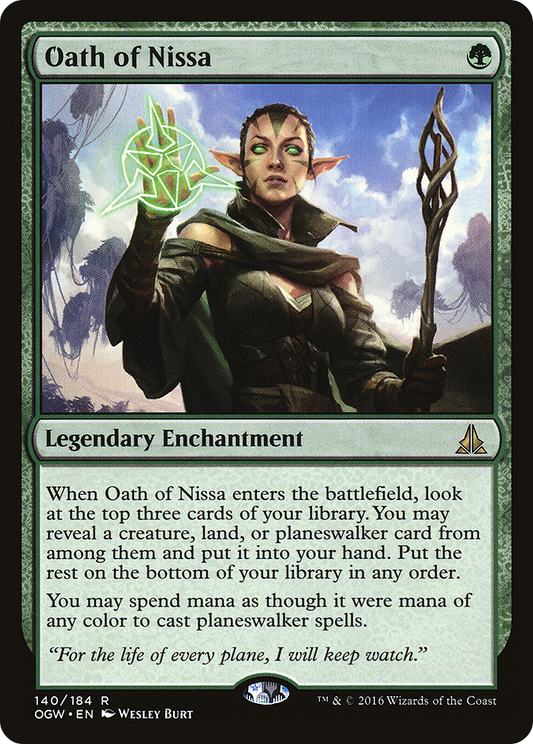 Oath of Nissa (OGW) #140 [EN/N]
