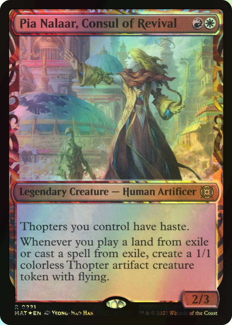 Pia Nalaar, Consul of Revival - Halo Foil (MAT) #221 [EN/F]