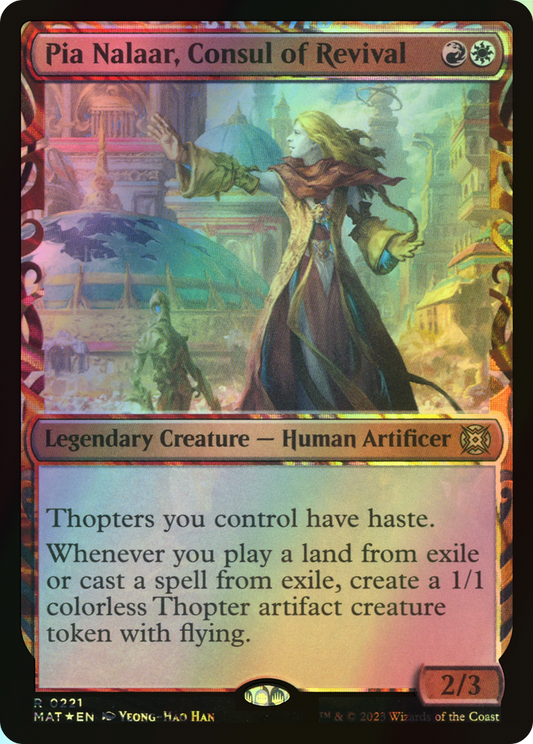 Pia Nalaar, Consul of Revival - Halo Foil (MAT) #221 [EN/F]
