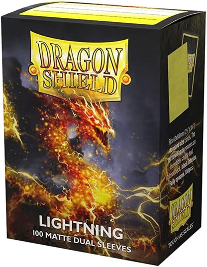 Dragon Shield Dual Matte Standard Sleeves - Lightning (100-Pack)