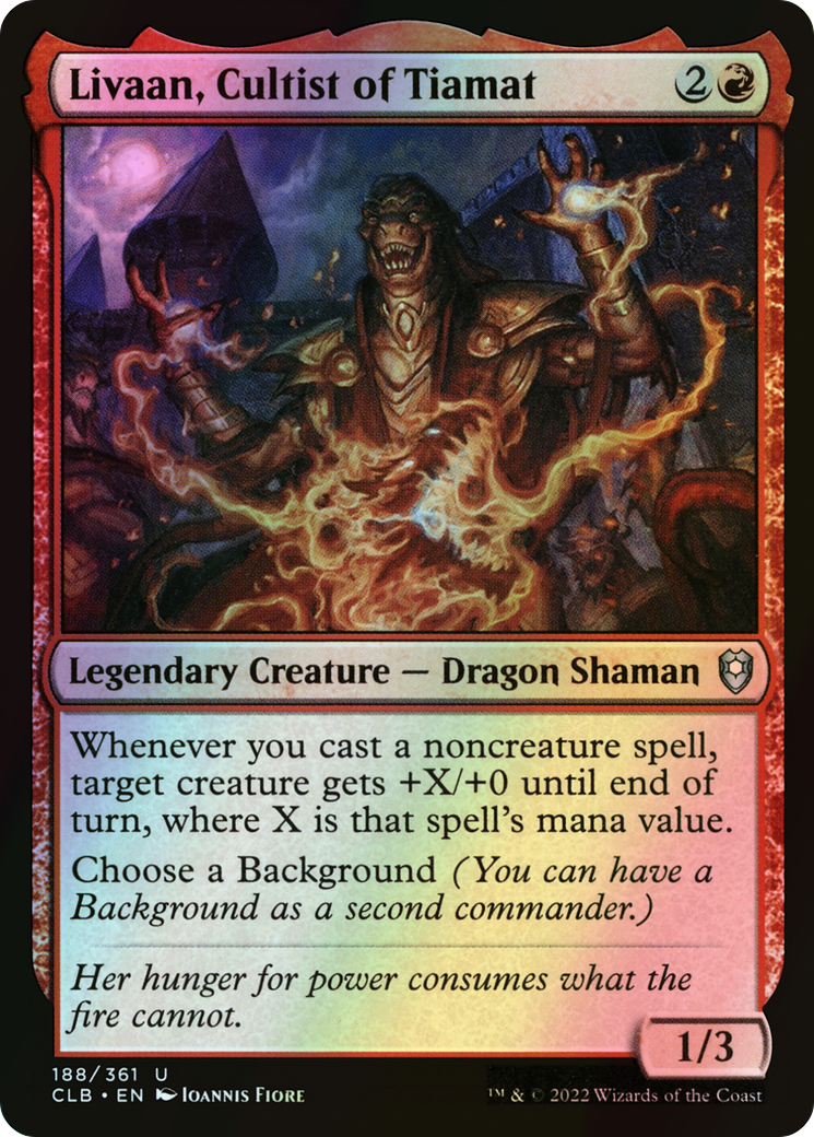 Livaan, Cultist of Tiamat (CLB) #188 [EN/F]