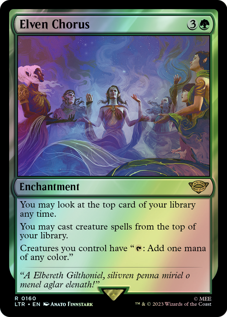 Elven Chorus (LTR) #160 [EN/F] s/o
