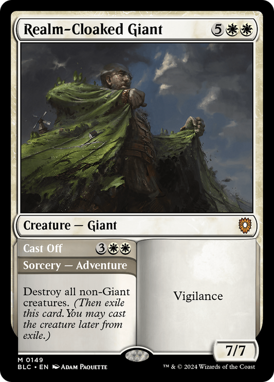 Realm-Cloaked Giant // Cast Off (BLC) #149 [EN/N]