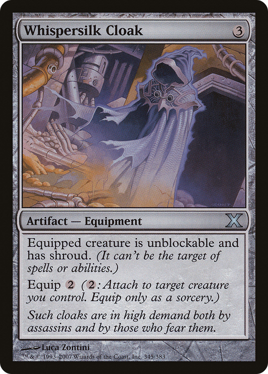 Whispersilk Cloak (10E) #345 [EN/N] s/o