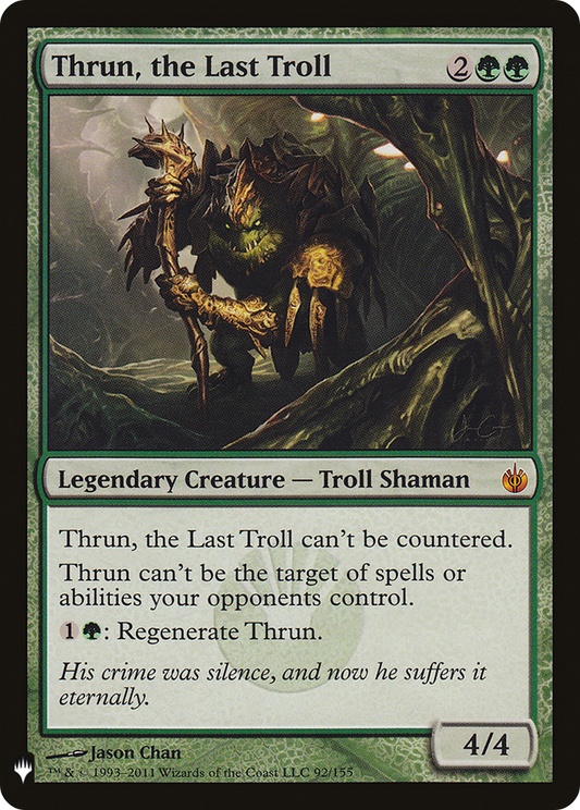 Thrun, the Last Troll (PLST) #MBS-92 [EN/N] s/o
