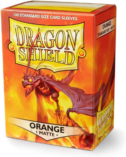 Dragon Shield Matte Sleeves - Orange (100-Pack)