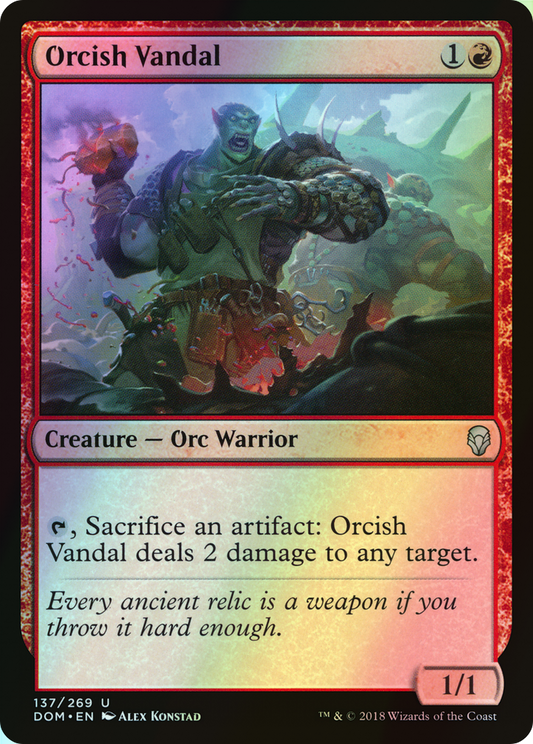 Orcish Vandal (DOM) #137 [EN/F]