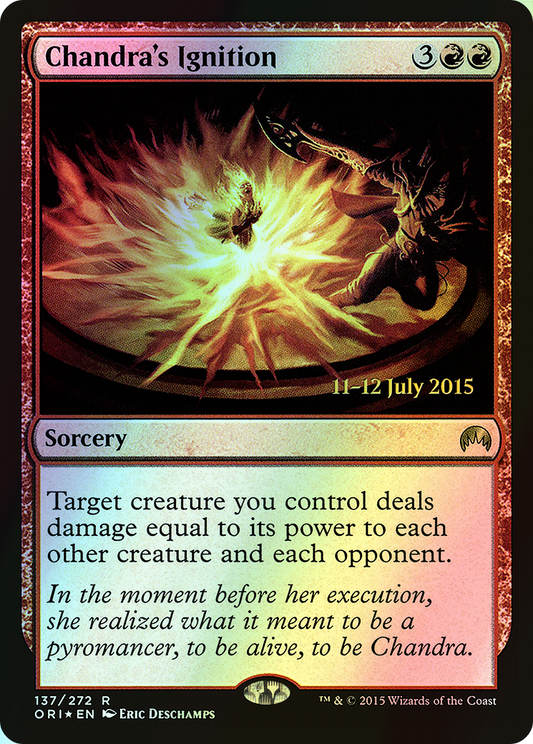 Chandra's Ignition (PORI) #137s [EN/F] s/o