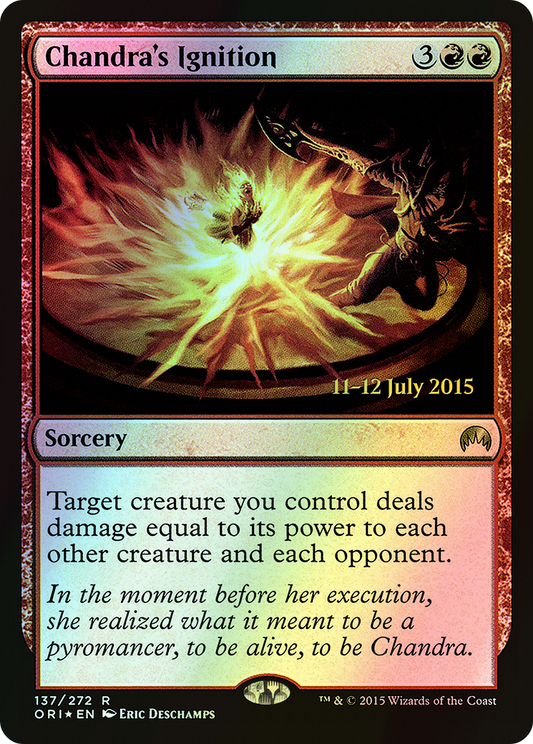 Chandra's Ignition (PORI) #137s [EN/F] s/o