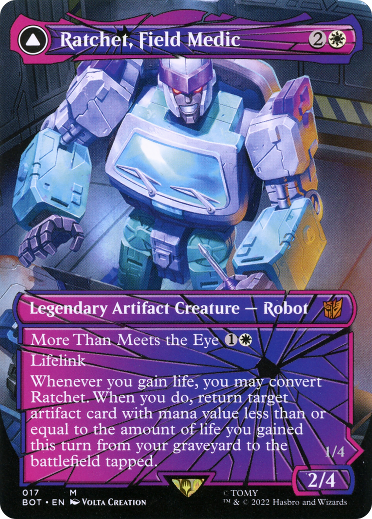Ratchet, Field Medic // Ratchet, Rescue Racer (BOT) #17 [EN/N]