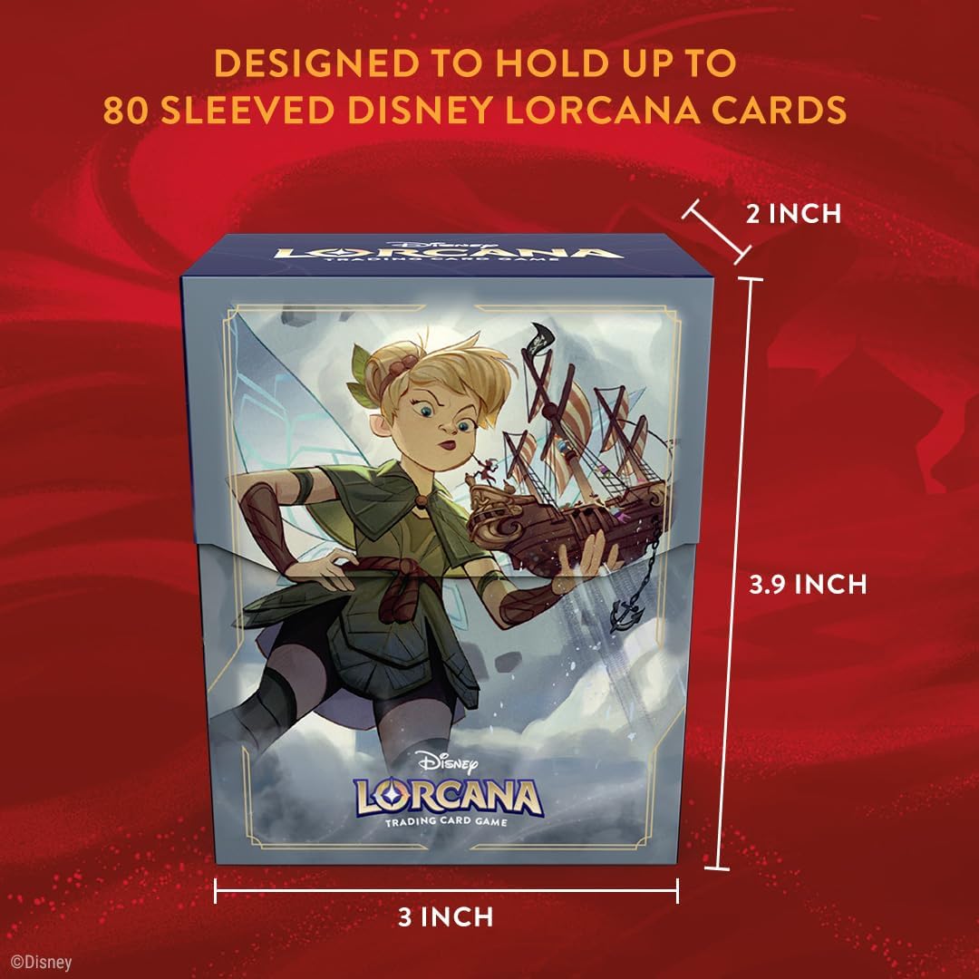Lorcana TCG Deck Box: Tinker Bell - Giant Fairy (80 Cards)