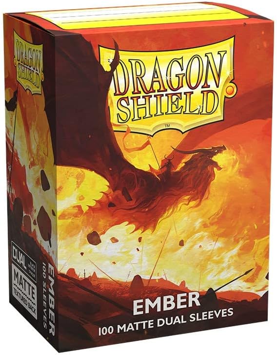 Dragon Shield Dual Matte Standard Sleeves - Ember (100-Pack)