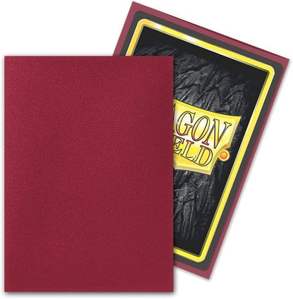 Dragon Shield Matte Sleeves - Blood Red (100-Pack)