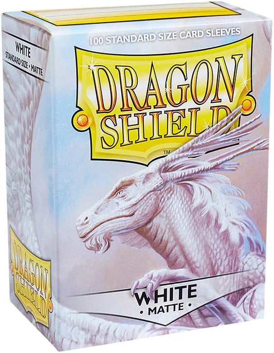 Dragon Shield Matte Sleeves - White (100-Pack)