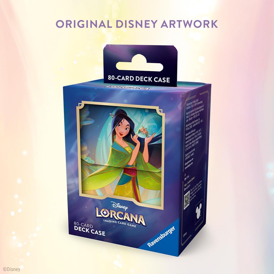 Lorcana TCG Deck Box: Mulan (80Cards)