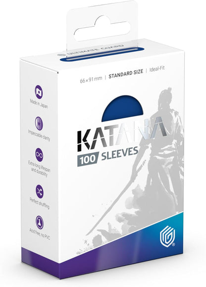 Katana Standard Size Sleeves - Blue Bird (100-Pack)