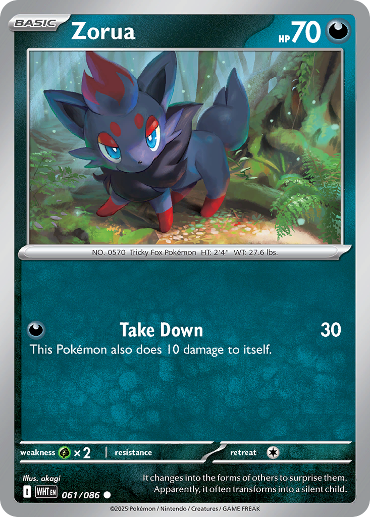 Zorua (WHT) #061_V1 [EN/N]