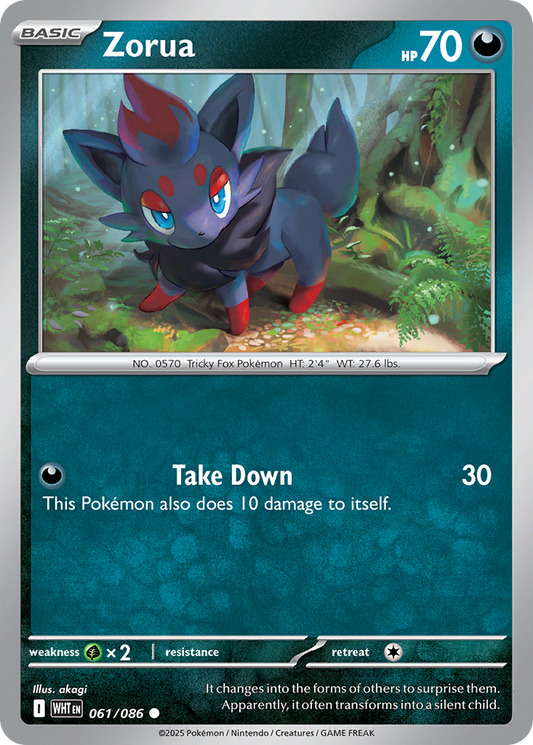 Zorua (WHT) #061_V1 [EN/N]