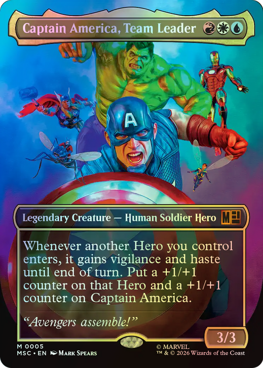 Captain America, Team Leader (MSC) #5 [EN/F] s/o