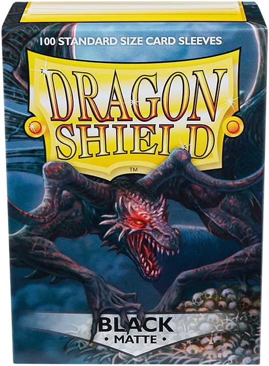 Dragon Shield Matte Sleeves - Black (100-Pack)