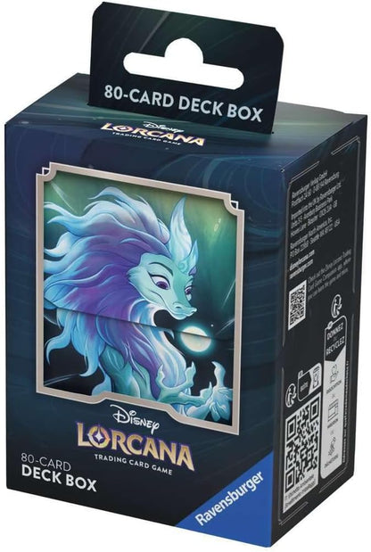 Lorcana TCG Deck Box: Sisu – Divine Water Dragon (80 Cards)