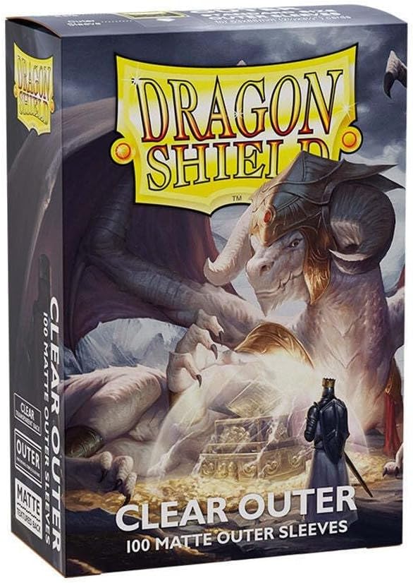 Dragon Shield Matte Outer Sleeves - Clear (100-Pack)