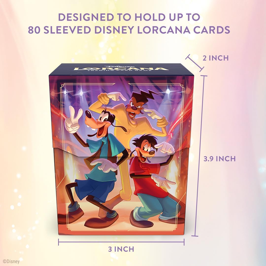 Lorcana TCG Deck Box: Goofy,Max & Powerline (80Cards)