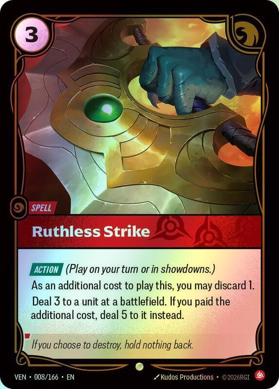 Ruthless Strike (VEN) #008 [EN/F]