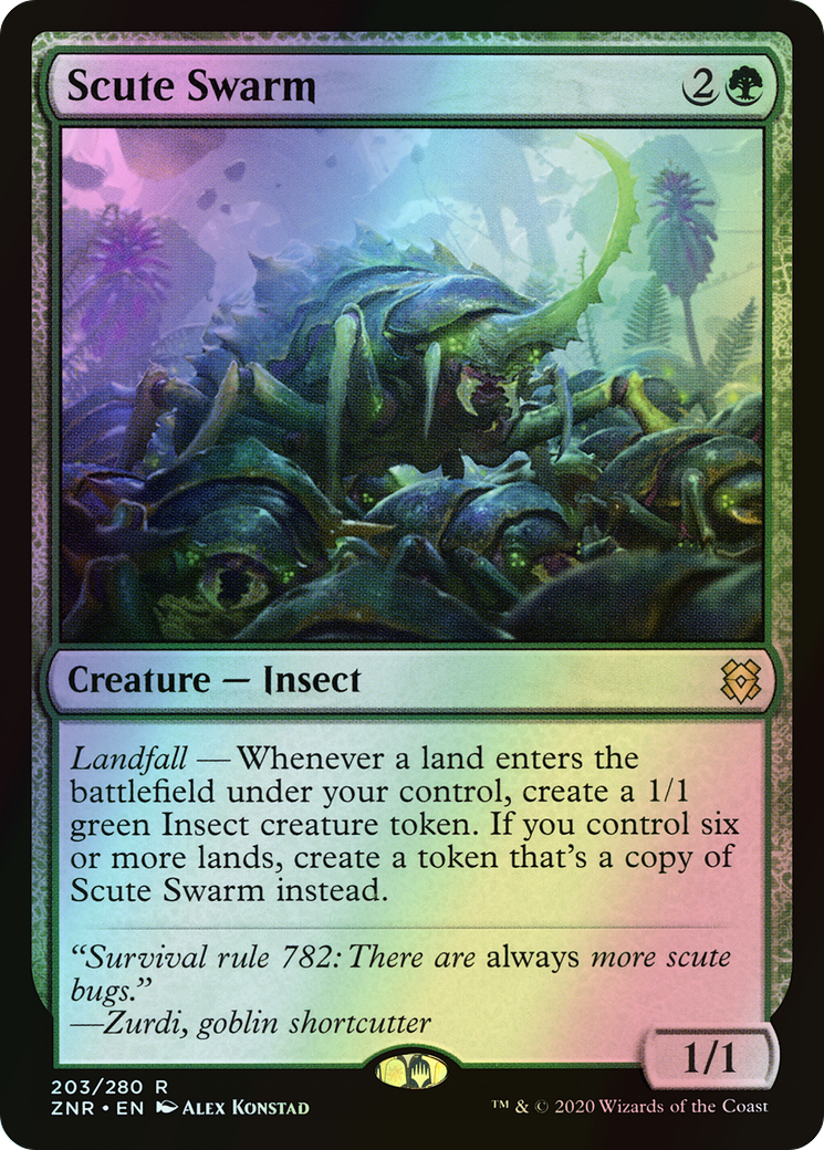 Scute Swarm (ZNR) #203 [EN/F]