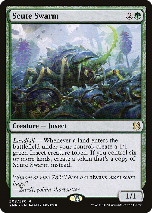 Scute Swarm (ZNR) #203 [EN/N] s/o