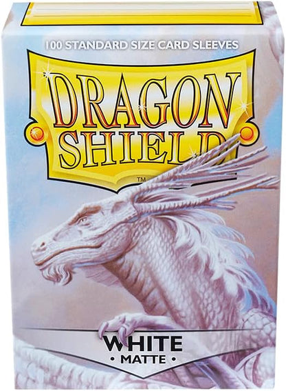 Dragon Shield Matte Sleeves - White (100-Pack)