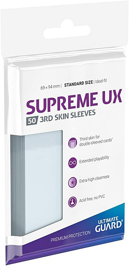 Ultimate Guard Supreme UX Sleeves: 3rd Skin (50) (Outer Sleeve)