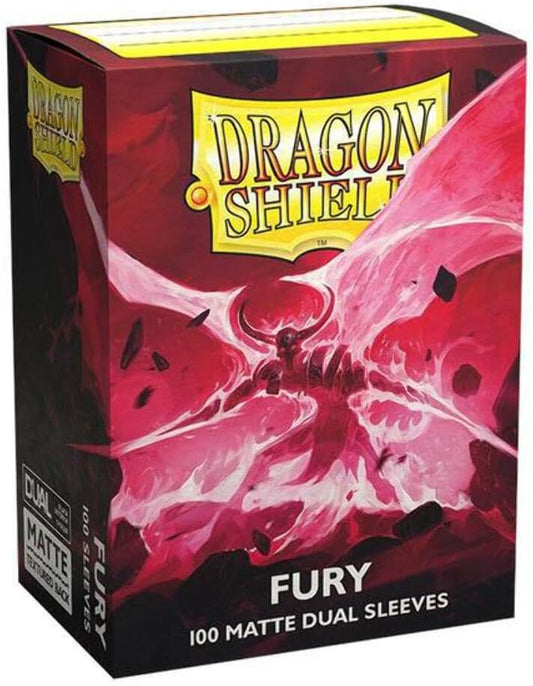 Dragon Shield Dual Matte Standard Sleeves - Fury (100-Pack)