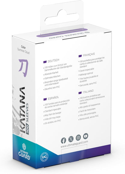 Katana Standard Size Sleeves - Summer Cloud (100-Pack)