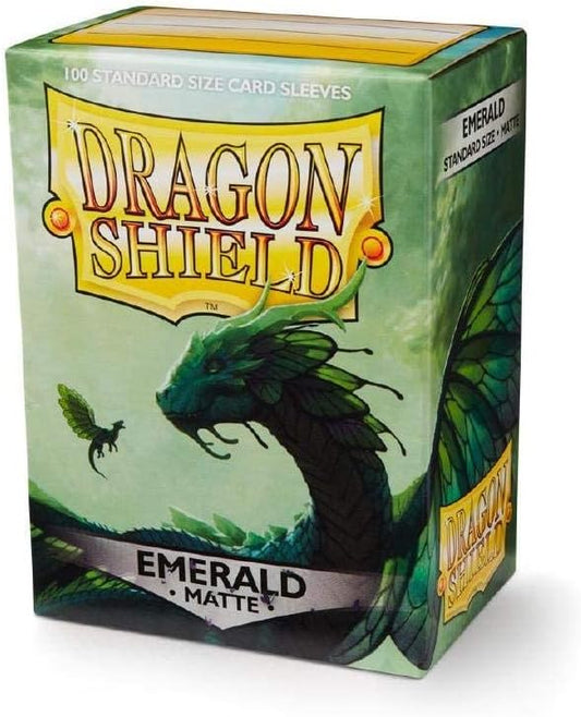 Dragon Shield Matte Sleeves - Emerald (100-Pack)