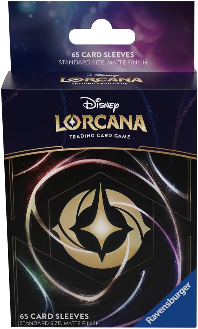 Lorcana TCG Card Sleeve Pack - Lorcana Card-Back Artwork (65 Sleeves)