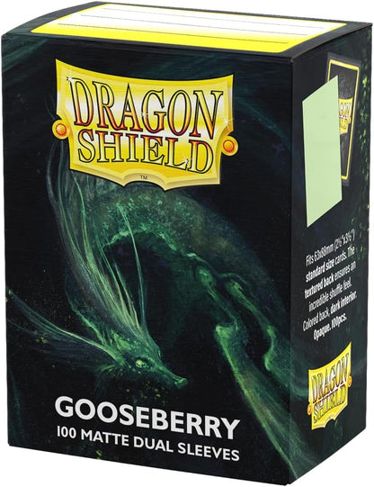 Dragon Shield Dual Matte Standard Sleeves - Gooseberry (100-Pack)