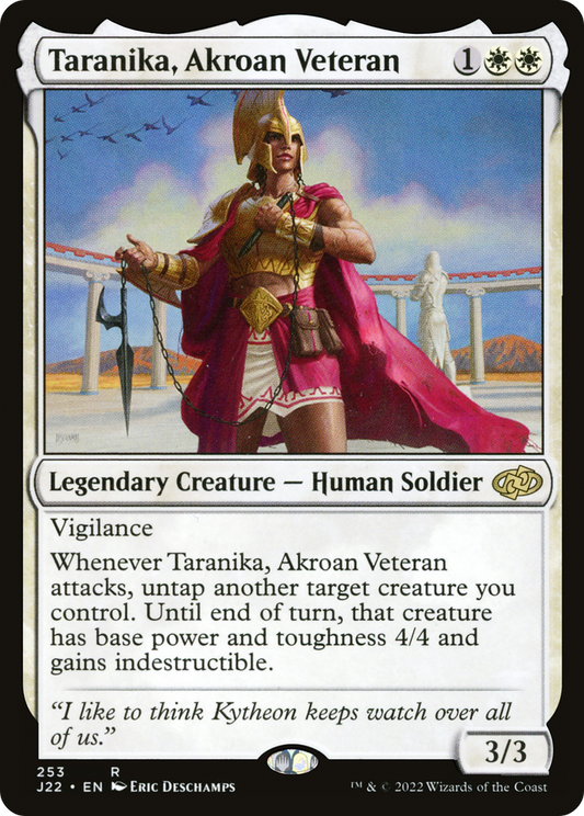 Taranika, Akroan Veteran (J22) #253 [EN/N] s/o