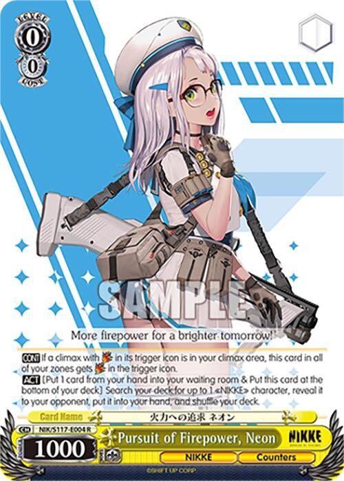 Pursuit of Firepower, Neon (NIK) #NIK/S117-E004 [EN]