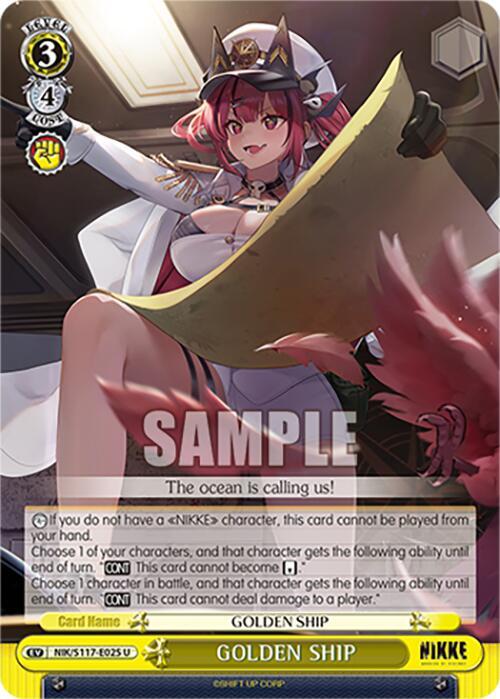 GOLDEN SHIP (NIK) #NIK/S117-E025 [EN]