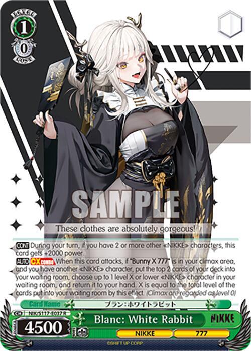 Blanc: White Rabbit (NIK) #NIK/S117-E037 [EN]