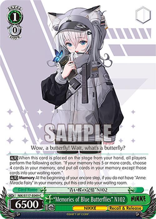 "Memories of Blue Butterflies" N102 (NIK) #NIK/S117-E049 [EN]