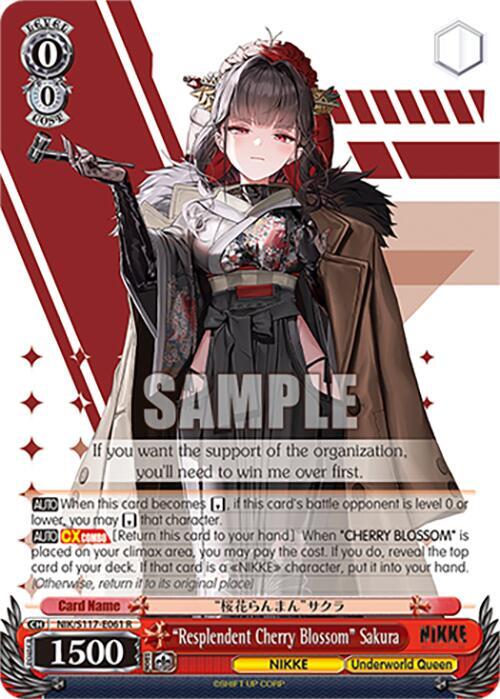 "Resplendent Cherry Blossom" Sakura (NIK) #NIK/S117-E061 [EN] s/o