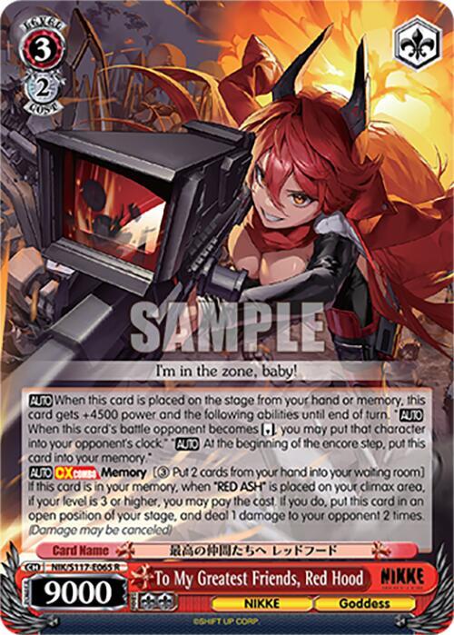 To My Greatest Friends, Red Hood (NIK) #NIK/S117-E065 [EN]