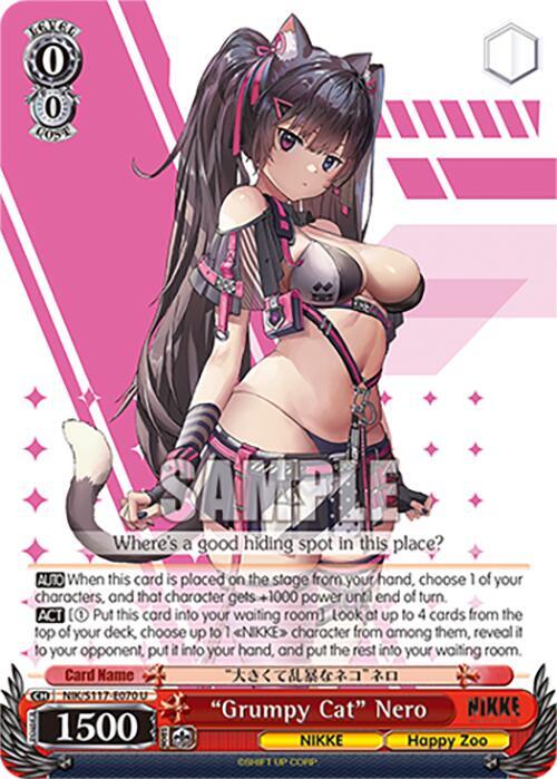 "Grumpy Cat" Nero (NIK) #NIK/S117-E070 [EN]