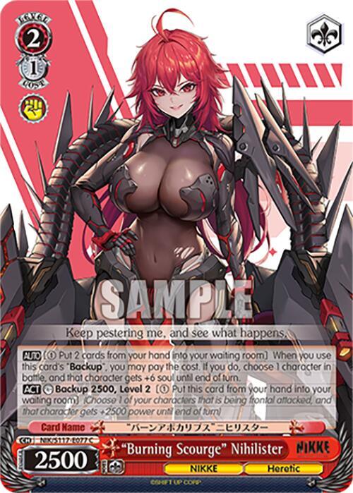 "Burning Scourge" Nihilister (NIK) #NIK/S117-E077 [EN]