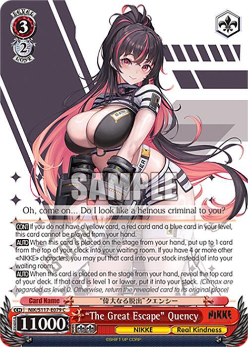 "The Great Escape" Quency (NIK) #NIK/S117-E079 [EN]