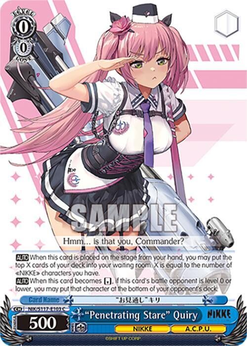 "Penetrating Stare" Quiry (NIK) #NIK/S117-E103 [EN]